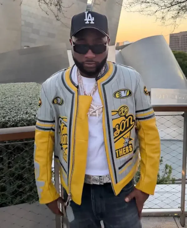 Davido FIFA 2026 Vanson Leather Jacket