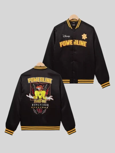 Disney Powerline Tour Black Bomber Jacket