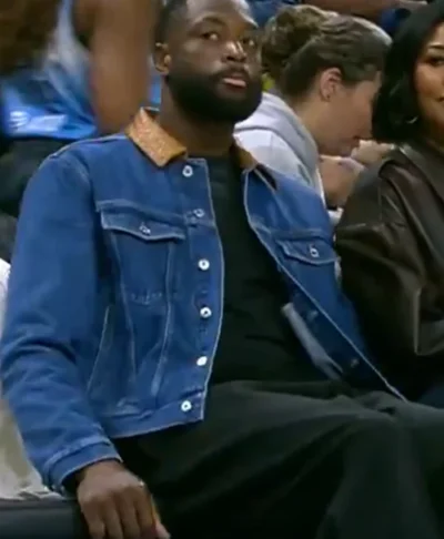 Dwyane Wade WNBA Blue Denim Jacket