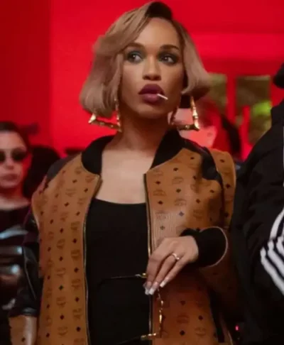 Ebony Wilder Nemesis MCM Leather Jacket