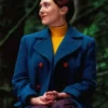 Elizabeth Olsen Eternity 2026 Blue Coat