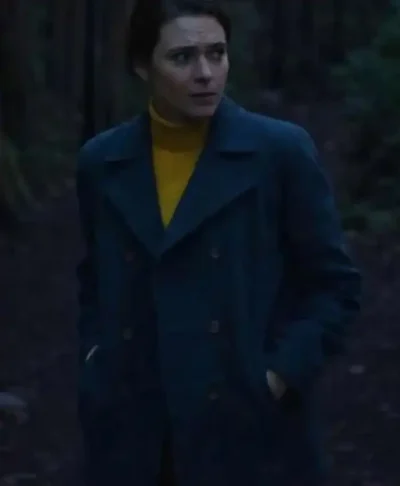 Elizabeth Olsen Eternity 2026 Blue Coat