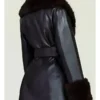 Erin Andrews NFC Championship Fur Trim Coat