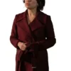 Esther Smith Trying Season 3 Wool Coat