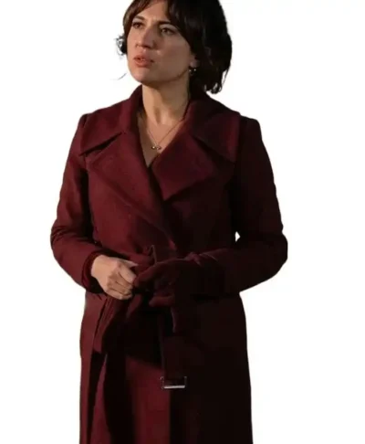 Esther Smith Trying Season 3 Wool Coat