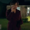 Esther Smith Trying Season 3 Wool Coat