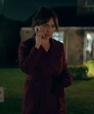Esther Smith Trying Season 3 Wool Coat