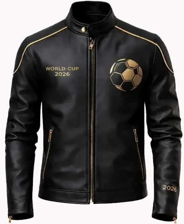 FIFA 2026 World Cup Black Leather Jacket