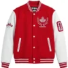 FIFA World Cup Canada Red Varsity Jacket