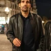 Gangs Of Galicia 2024 Tamar Novas Black Leather Jacket