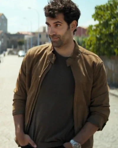 Gangs Of Galicia 2024 Tamar Novas Brown Jacket