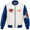 Girls Youth NY Knicks JH Design Cream 2026 Champions Jacket