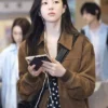 Go Youn-jung Can This Love Be Translated Suede Jacket