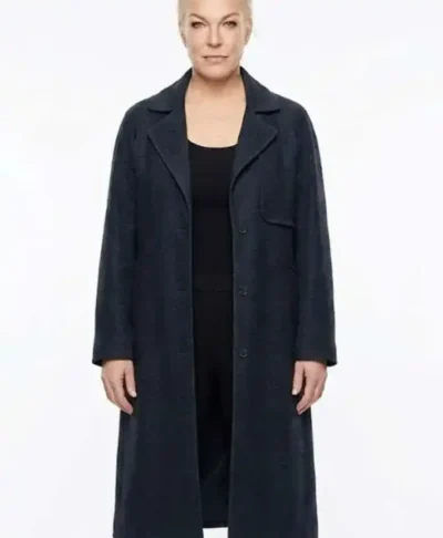 Hannah Waddingham Ride or Die 2026 Black Coat