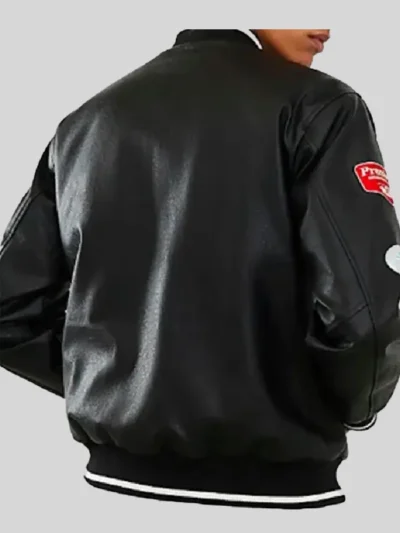 Harry Derbidge TOWIE Black Biker Leather Jacket