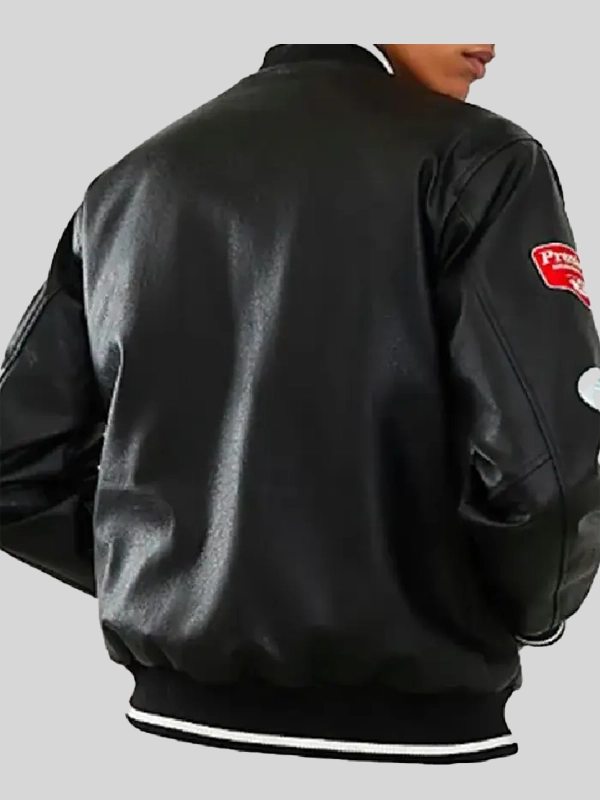 Harry Derbidge TOWIE Black Biker Leather Jacket