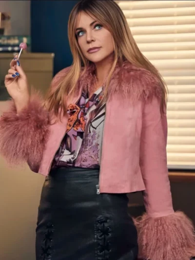 High Potential Kaitlin Olson Pink Jacket