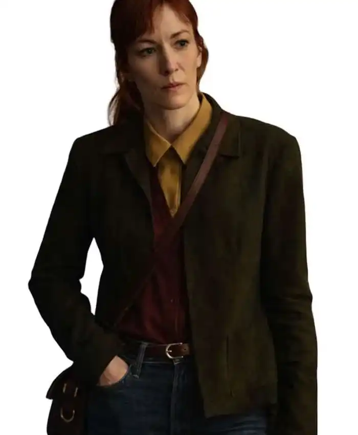 I Will Find You S1 Britt Lower Suede Jacket