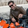 In The Grey 2026 Jake Gyllenhaal Leather Jacket