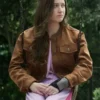 It’s Not Like That Cassidy Paul Brown Suede Jacket