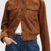 It’s Not Like That Cassidy Paul Brown Suede Jacket