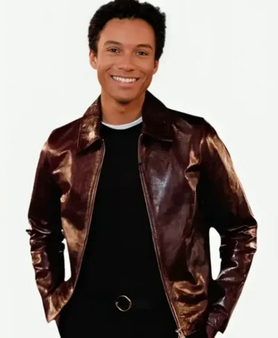 Jaafar Jackson Michael 2026 Premiere Brown Jacket