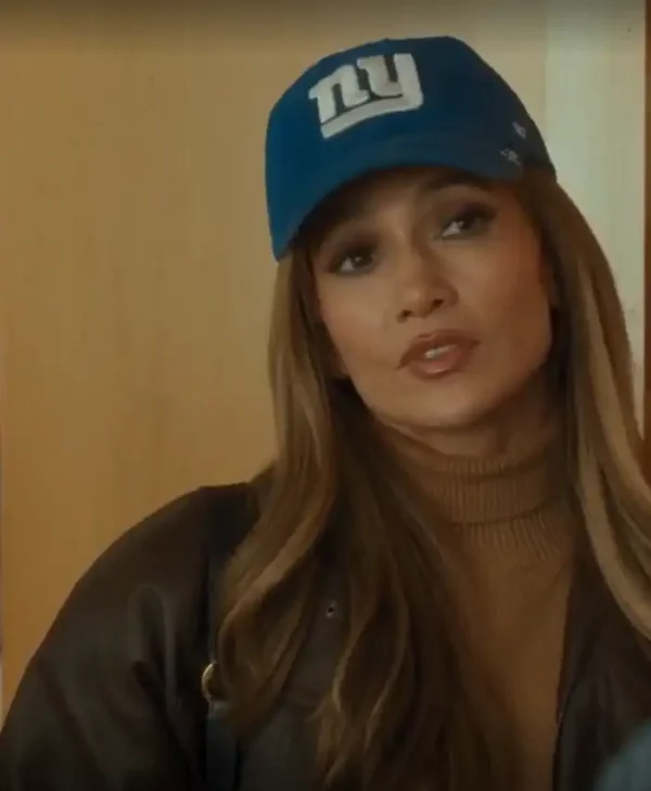 Jackie Cruz Brown Leather Jacket