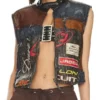 Jaded London x Charlotte Flair Daytona Moto Vest