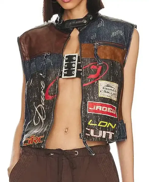Jaded London x Charlotte Flair Daytona Moto Vest