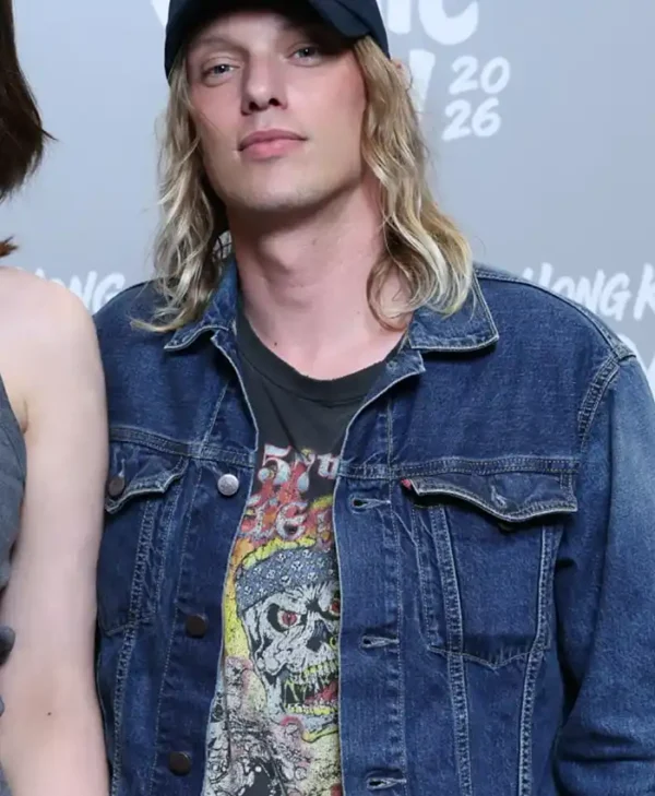 Jamie Campbell Comic Con 2026 Denim Jacket