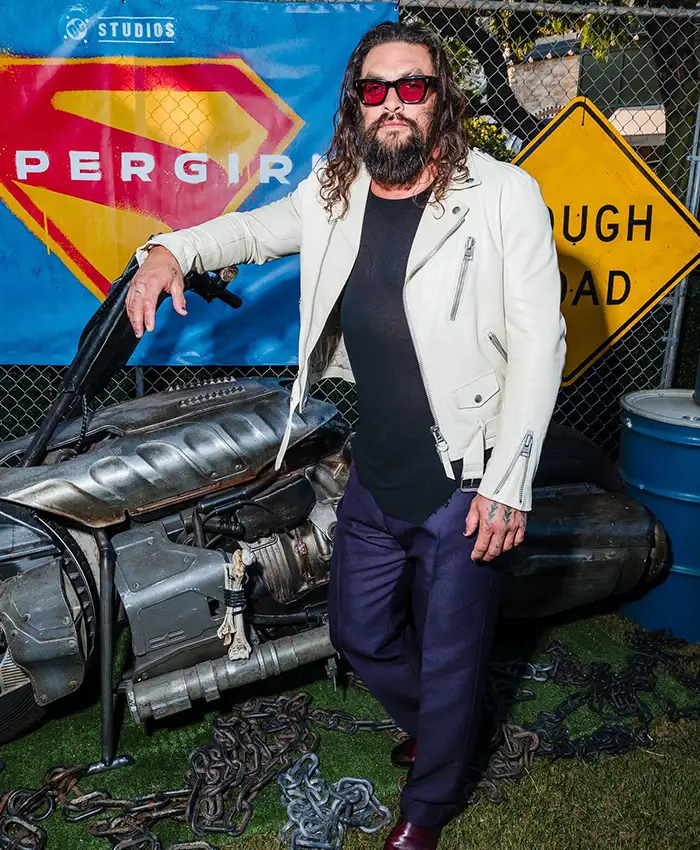Jason Momoa Supergirl LA 2026 Leather Jacket