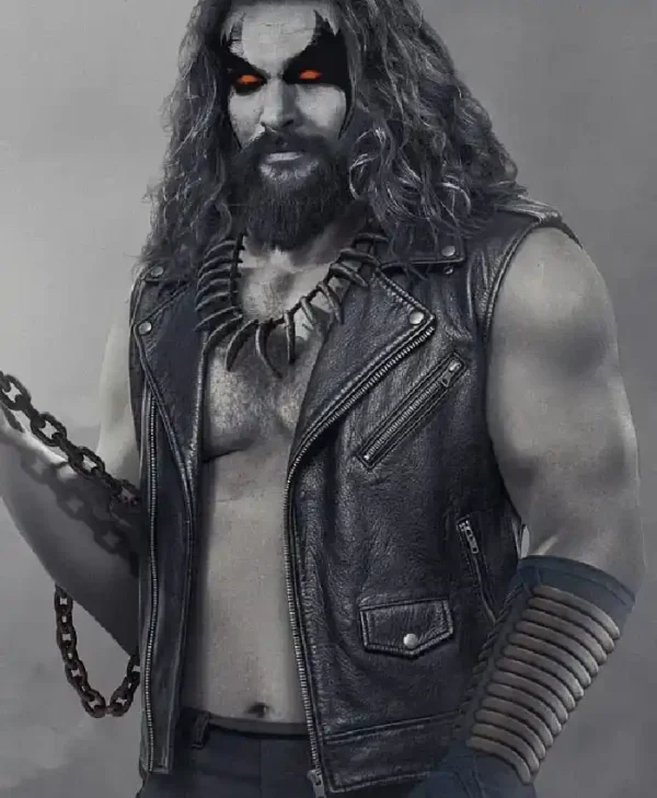 Jason Momoa Supergirl Leather Vest
