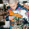 Jeff Hamilton x 00Nation Leather Jacket