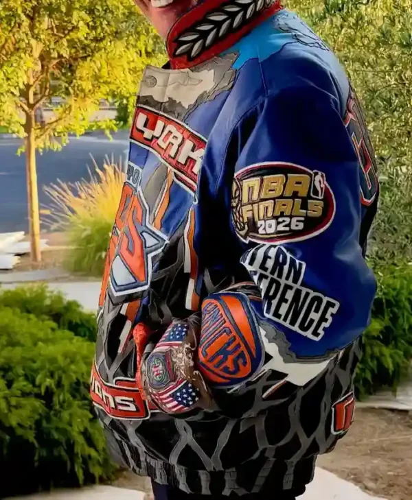Jeff Hamilton x Knicks NBA Bomber Jacket