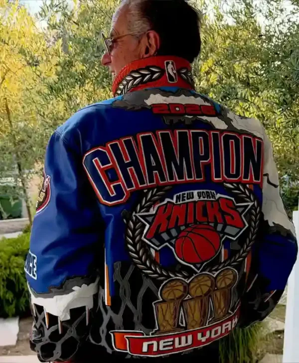 Jeff Hamilton x Knicks NBA Bomber Jacket