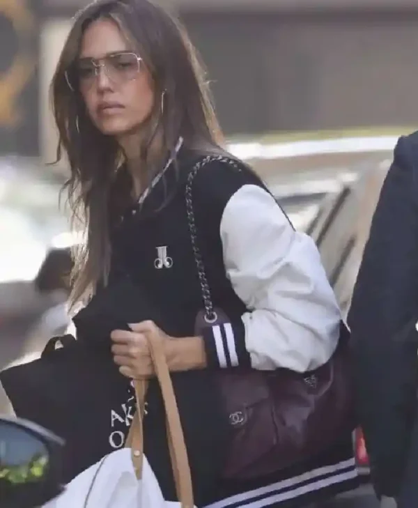 Jessica Alba LA 2026 Varsity Jacket