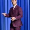 John Cena Tonight Show 2026 Purple Suit