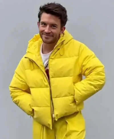 Jonathan Bailey Paris Runway Puffer Jacket