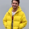 Jonathan Bailey Paris Runway Puffer Jacket