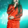 Jonathan Davis Korn 2026 Red Tracksuit