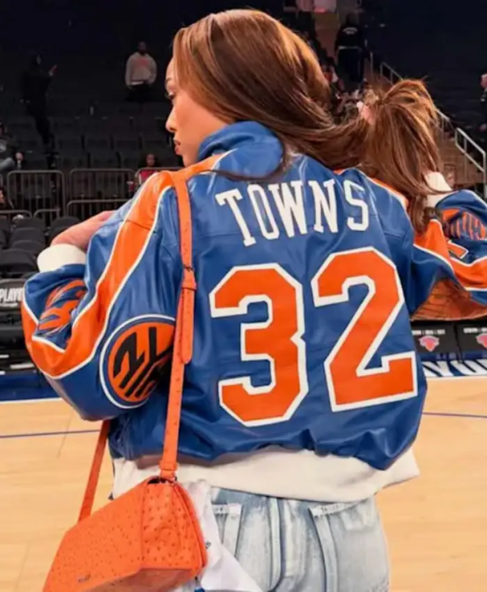 Jordyn Woods New York Knicks Game 3 Jacket