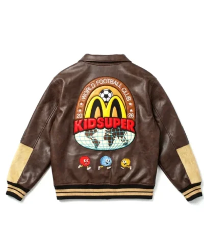 KidSuper x McDonald’s Distressed Leather Jacket