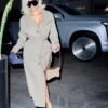 Kim Kardashian Gucci Beige Trench Coat