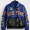 Kith New York Knicks 2026 Champions Leather Jacket