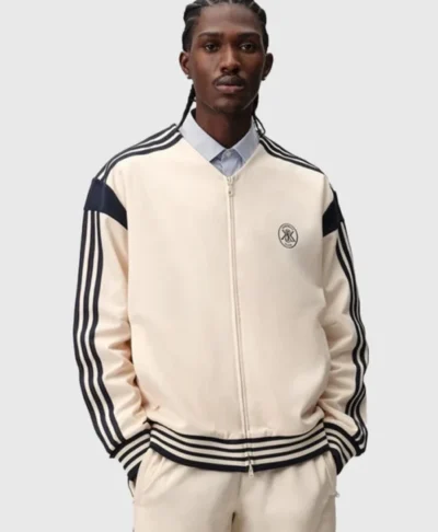 Kith x Adidas Football Striped Track Jacket