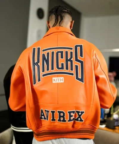 Knicks x Kith x Avirex Porsche 911 Orange Jacket