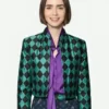 Lily Collins Emily In Paris S06 Cropped Jacket