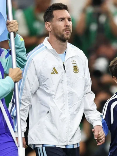 Lionel Messi Argentina Home Anthem Jacket