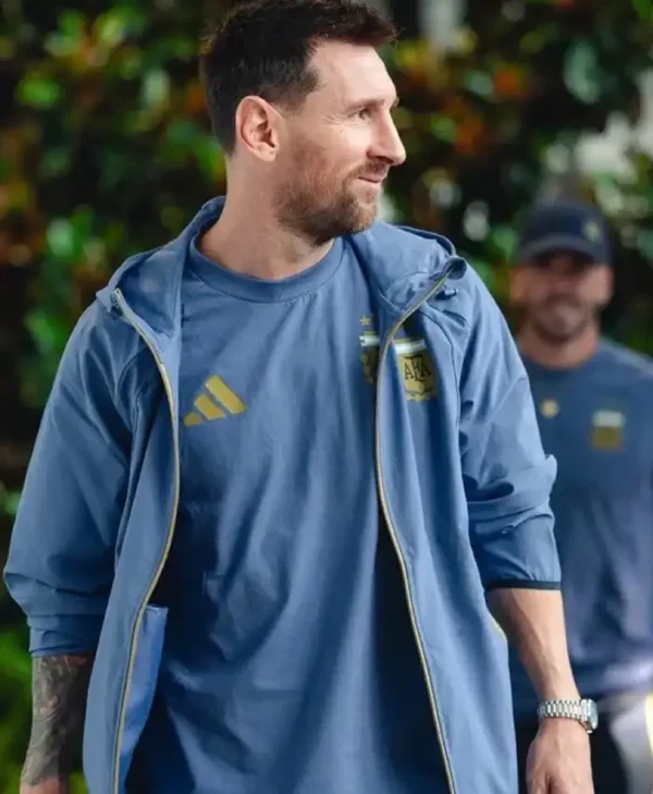 Lionel Messi Argentina Training Blue Jacket