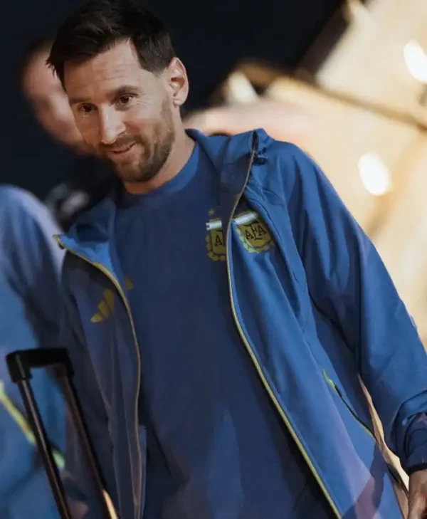 Lionel Messi Argentina Training Blue Jacket